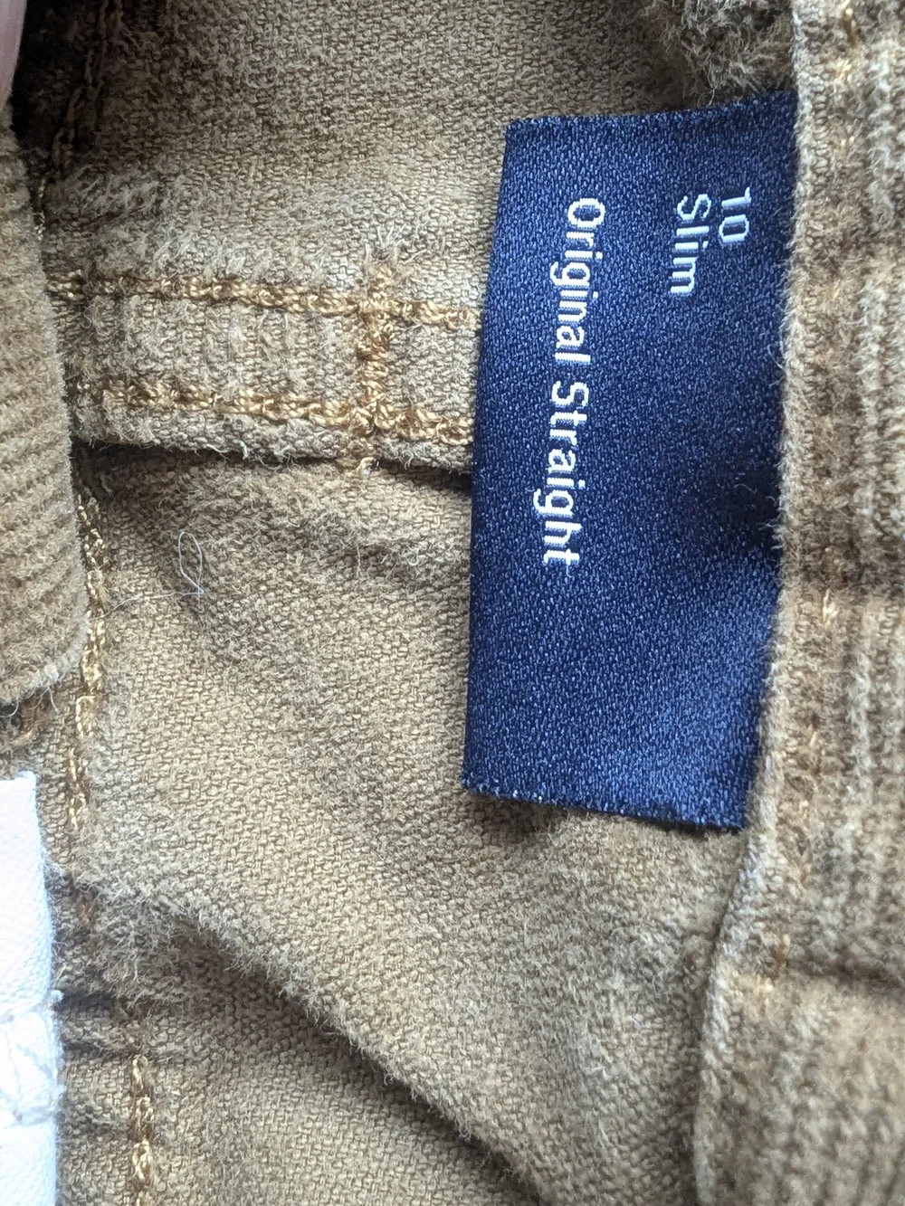 GAP Kids Slim Casual Brown Corduroy Pants
